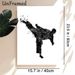 Martial Arts Kick Painting Poster, Ink-splatter Black Silhouette Poster, Dynamic Martial Arts Design, Ideal For Home Gym And Martial Arts Studio_maomaolike.com