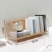 Bookshelf Desktop Rental Room Small Apartment Multi-Functional Storage Desk Office Storage Rack Acrylic Wooden Student Use_maomaolike.com