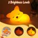 Fox Night Light, Squishy Silicone Lamp Novelty Gifts, Rechargeable Dimmable Timer Bedside Touch Nightlight For_maomaolike.com