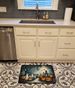 Ghosts Spooky Halloween Memory Foam Kitchen Mat Machine Washable Anti-Fatigue Mat Cushion Comfort Bath Mat Or Kitchen Rug_maomaolike.com