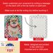 Pomeranian Christmas Porcelain Ornament Christmas Tree Hanging Decorations For Home Christmas Holiday, Rectangle, Gift, Multicolor_maomaolike.com
