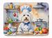Coton De Tulear The Chef Memory Foam Kitchen Mat Machine Washable Anti-Fatigue Mat Cushion Comfort Bath Mat Or Kitchen Rug_maomaolike.com