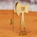 Brass Mini Axe Lucky Keychain Bag Pendant Hanging Decoration Accessories Hot Selling Product_maomaolike.com
