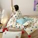 Wholesale INS Dopamine Cartoon Polka Dot Bear Embroidery Washed Four-Piece All 4-Piece Set Pure Cotton Bedding_maomaolike.com