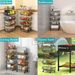 5 Tier Fruit Basket For Kitchen Organizers And Storage, Stackable Metal Wire Basket Stand Cart With Wheels For Fruit Vegetable_maomaolike.com