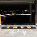 Rubber Speed Bump, 1 Pack 2 Channel Speed Bump Hump, 72 Long Modular Speed Bump Rated 22000 LBS Loading, 72.8 X 12.2 X 2.2 Garage Speed Bump For Asphalt Concrete Gravel Driveway With 2 End Cap_maomaolike.com