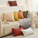 Home Furniture Washed Cotton Pillowcase Without Core Modern Simple Living Room Sofa Pillow Cushion Cover_maomaolike.com