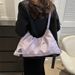 Wholesale Fitness Yoga For Women, Niche Design, Pleated Handbag, Large Capacity Casual Shoulder Crossbody Bag_maomaolike.com