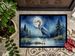 Blue Heron Under The Moonlight Doormat Front Door Mat Indoor Outdoor Rugs For Entryway, Non Slip Washable Low Pile, 24H X 36W_maomaolike.com