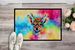 Hippie Animal Deer Doormat Front Door Mat Indoor Outdoor Rugs For Entryway, Non Slip Washable Low Pile, 24H X 36W_maomaolike.com