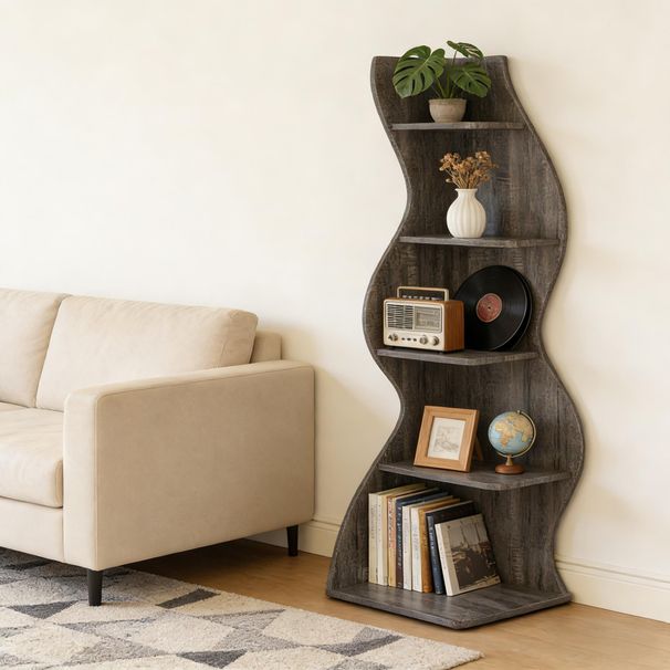 Convenient Shelf,Utilitarian Corner Shelf,Wall Corner Bookshelf_maomaolike.com