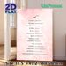 Sikh Mool Mantra Painting Poster, Soft Pink Watercolor Floral Accented Poster, Inspirational Sacred Religious Text, Ideal For Home And Meditation_maomaolike.com