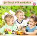 Mini Fruit Forks Toothpicks Set Boys Kids Children Plastic Animal Food Picks For Bento Lunch Box Decorating Accessories_maomaolike.com