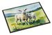 Springtime Lambs Doormat Front Door Mat Indoor Outdoor Rugs For Entryway, Non Slip Washable Low Pile, 24H X 36W_maomaolike.com