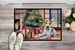 Fox Terrier Cozy Christmas Doormat Front Door Mat Indoor Outdoor Rugs For Entryway, Non Slip Washable Low Pile, 24H X 36W_maomaolike.com