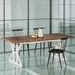 Wood Dining Table, Farmhouse 70.8" Kitchen Table For 6 People_maomaolike.com