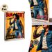 Bon Scott Rock-and-Roll Painting Poster, Vintage Vibrant Retro Rock Star Performance Scene Poster, Retro Rock Art Decor Suitable For Music Studio_maomaolike.com