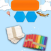 Ice Cream Colorful Popsicle DIY Handmade Strips Wooden Sticks Kindergarten Children's Educational Toys_maomaolike.com