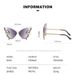 Unisex Fashion Round Diamond Studded Sunglasses Sun Protection Sunglasses Outdoor Rhinestone Glasses_maomaolike.com