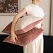 Household Accessories Sofa Pillow Cover Ice Flower Velvet Pink Design Home Decoration Pillow Office Hotel Cushion Backrest_maomaolike.com