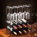 Household Wine Glass Rack Wine Cabinet Wine Rack Ornaments Wine Decoration Inverted Wine Glass Rack Modern Light Luxury Vintage_maomaolike.com