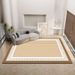 Living Room Rug Large Size Gorgeous Gold Frame Design Bedroom Rug Plush Thickened Machine Washable Thickened Underlay Interior Decorative Rug_maomaolike.com
