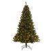 Pre-lit Christmas Tree 7.5ft Artificial Hinged Xmas Tree With 400 Pre-strung Led Lights Foldable Stand_maomaolike.com