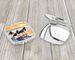 Oystercatchers Foraging Compact Mirror Decorative Travel Makeup Mirror For Women Girls Gifts Pocket Makeup Mirror Folding Handheld_maomaolike.com