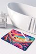 Dianthus In Color Memory Foam Kitchen Mat Machine Washable Anti-Fatigue Mat Cushion Comfort Bath Mat Or Kitchen Rug_maomaolike.com