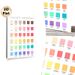 Light Spring Color Palette Painting Poster, Clean Minimalist Color Swatch Poster, Practical Color Reference Tool For Studio, Home Workspace And_maomaolike.com