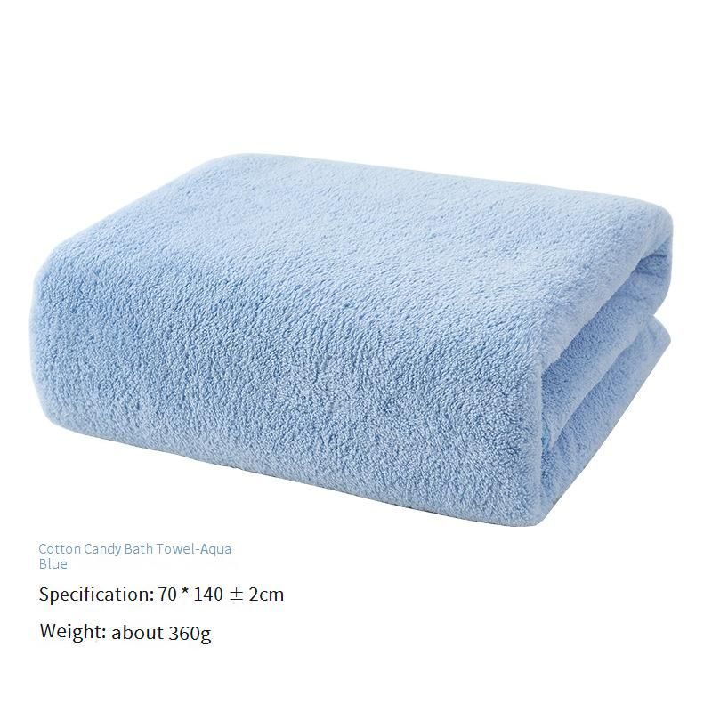 Home Textile Enlarged Thick Fleece Bath Towel Soft Absorbent Bath Towel_maomaolike.com