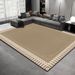 Living Room Rug,Large Rug,Oversized, Gold Leaves Design,Bedroom Rug,Soft And Thick, Machine Washable, Thickened Rug, Bedside Rug,Decorative Indoor Rug_maomaolike.com
