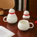 Badminton Cup Ceramic Creative High Beauty Coffee Cup Water Cup_maomaolike.com