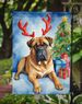 Bullmastiff Christmas Reindeer Garden Flag Mailbox Flag Decorative Yard Flag Banner Outside Patio Artwork Yard Flower Beds, Garden Size, Multicolor_maomaolike.com
