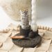 Sage Incense Stick Peruvian Sacred Wood Tool Container Multifunctional Burning Tray Vintage Ceramic Plate Candle Holder_maomaolike.com