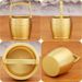 Brass Of Gold Small For Storing Yuanbao Fortune Bucket Decoration Smooth Surface Laser Engraving Customizable Metal Craft_maomaolike.com