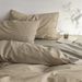 Wholesale Japanese Style Yarn-Dyed Minimalist Striped Pure Four-Piece All-Cotton Retro Vintage Washed Cotton Solid Color 4-Piece S_maomaolike.com