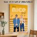 The Nice Guys Movie Painting Poster, Minimalist Retro Warm-hued Poster, Stylish Film-inspired Wall Decor Suitable For Living Room, Home Theater Spaces_maomaolike.com