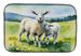Springtime Lambs Dish Drying Mat Absorbent Dish Drying Mat Pad For Kitchen Counter Dish Drainer Mat For Countertop, 14 X 21", Multicolor_maomaolike.com