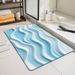 Bathroom Mat Toilet Mat Shower Mat Entrance Rug Absorbent Non-Slip Mat Soft Quick-Dry Machine Washable_maomaolike.com