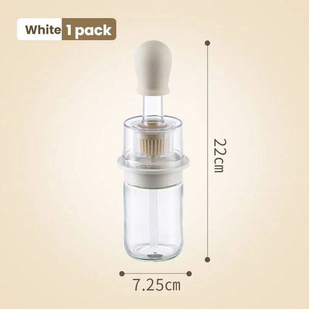VANFOLA Food-Grade Silicone Basting Brush, High Temperature One-Piece Oil Brush Bottle, Household BBQ Brush For Kitchen Baking & Pancakes_maomaolike.com