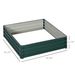 Galvanized Raised Garden Bed, 4' X 4' X 1' Metal Planter Box, For Growing Vegetables, Flowers, Herbs, Succulents, Green_maomaolike.com