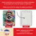 Keeshond Christmas Porcelain Ornament Christmas Tree Hanging Decorations For Home Christmas Holiday, Rectangle, Gift, Multicolor_maomaolike.com