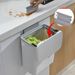 Wall Mounted Household Galley Waste Hanging Bathroom Trash Can With Lid Food Garbage Bin Kitchen Accessories_maomaolike.com