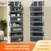 Non-woven Fabric Storage Bag, Door-Hanging Organizer, Foldable Hanging Storage, Large-Capacity Clothing Storage Box, Door-Back Storage Bag_maomaolike.com