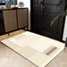 Living Room Rug Large Size Gorgeous Gold Frame Design Bedroom Rug Plush Thickened Machine Washable Thickened Underlay Interior Decorative Rug_maomaolike.com