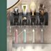 Stainless Steel Storage Rack Without Punching Holes, Bathroom Brush And Mouthwash Cup Storage, Wall Mounted Rack,_maomaolike.com