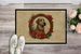 Irish Wolfhound Christmas Flowers Doormat Front Door Mat Indoor Outdoor Rugs For Entryway, Non Slip Washable Low Pile, 24H X 36W_maomaolike.com