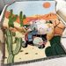 Kai Love Cartoon Dog Riding Motorcycle Pattern Single Seat Sofa Outdoor Camping Mat Cotton Blanket_maomaolike.com