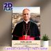 Pope Leo XIV Religious Portrait Painting Poster, Realistic Portrait Of Pope Leo XIV With Vatican Square View Poster, Inspirational Religious Quote_maomaolike.com
